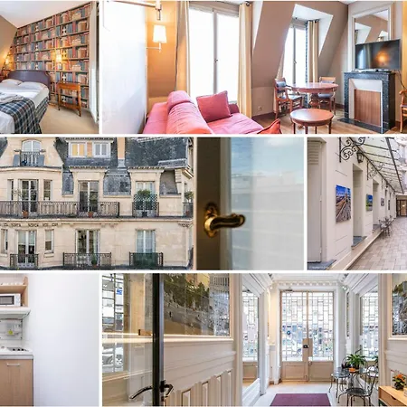 La Rive Droite - 1 - Twin - 4 Personnes - Vue Sur Rue Appartamento Parigi